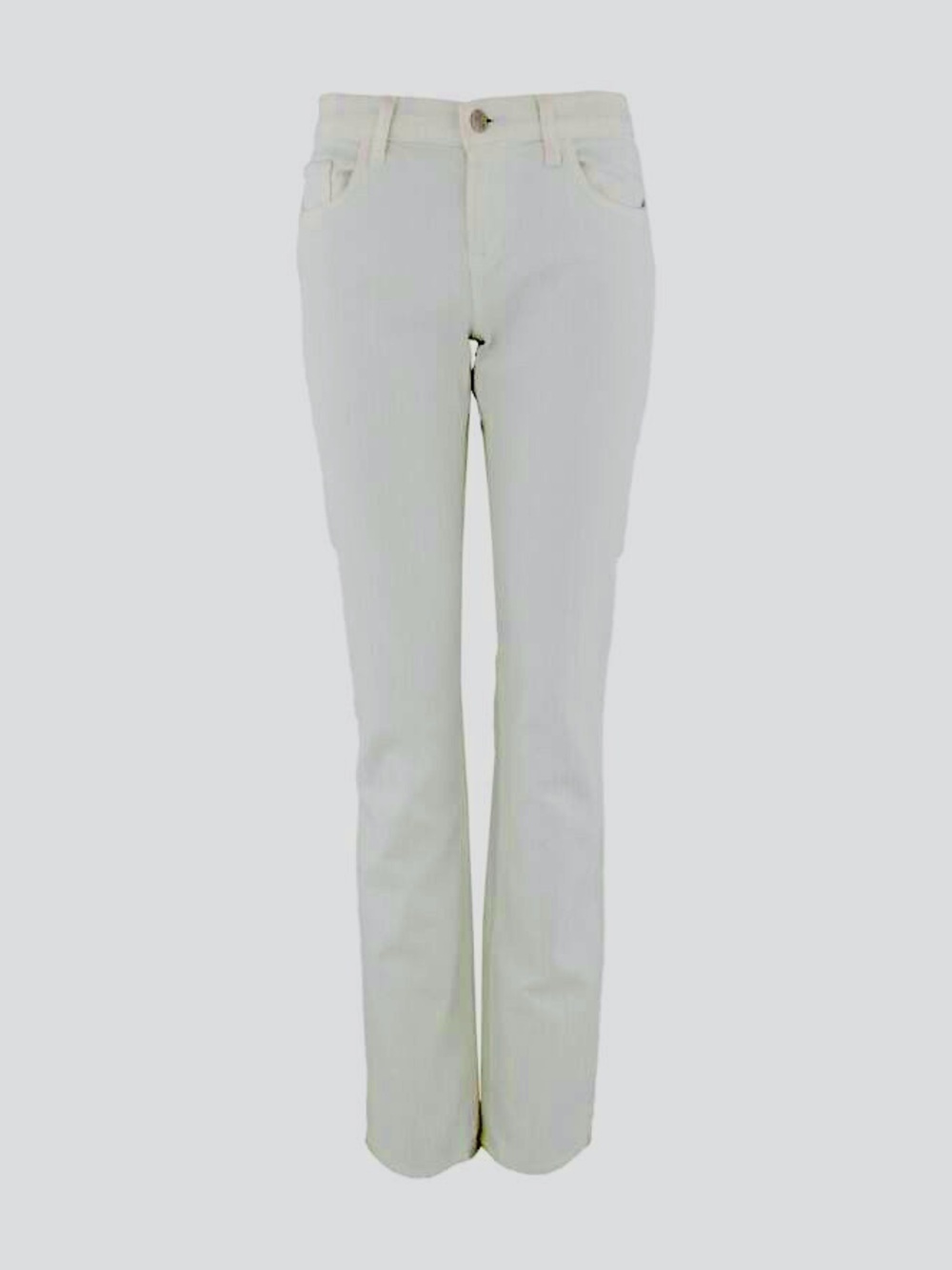 J Brand 914 Optic White Straight/Cigarette Leg Jeans